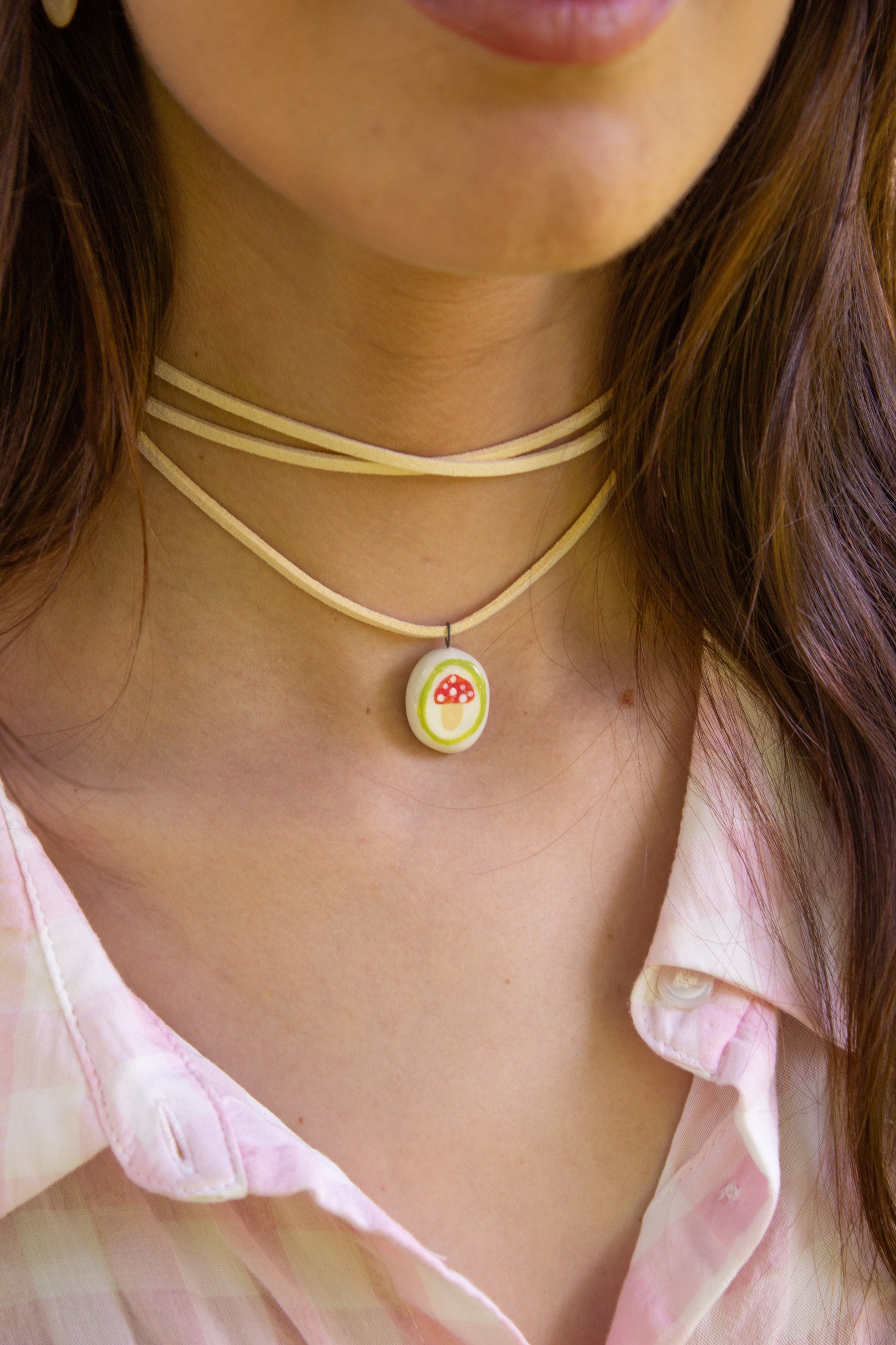 Mushroom Necklace