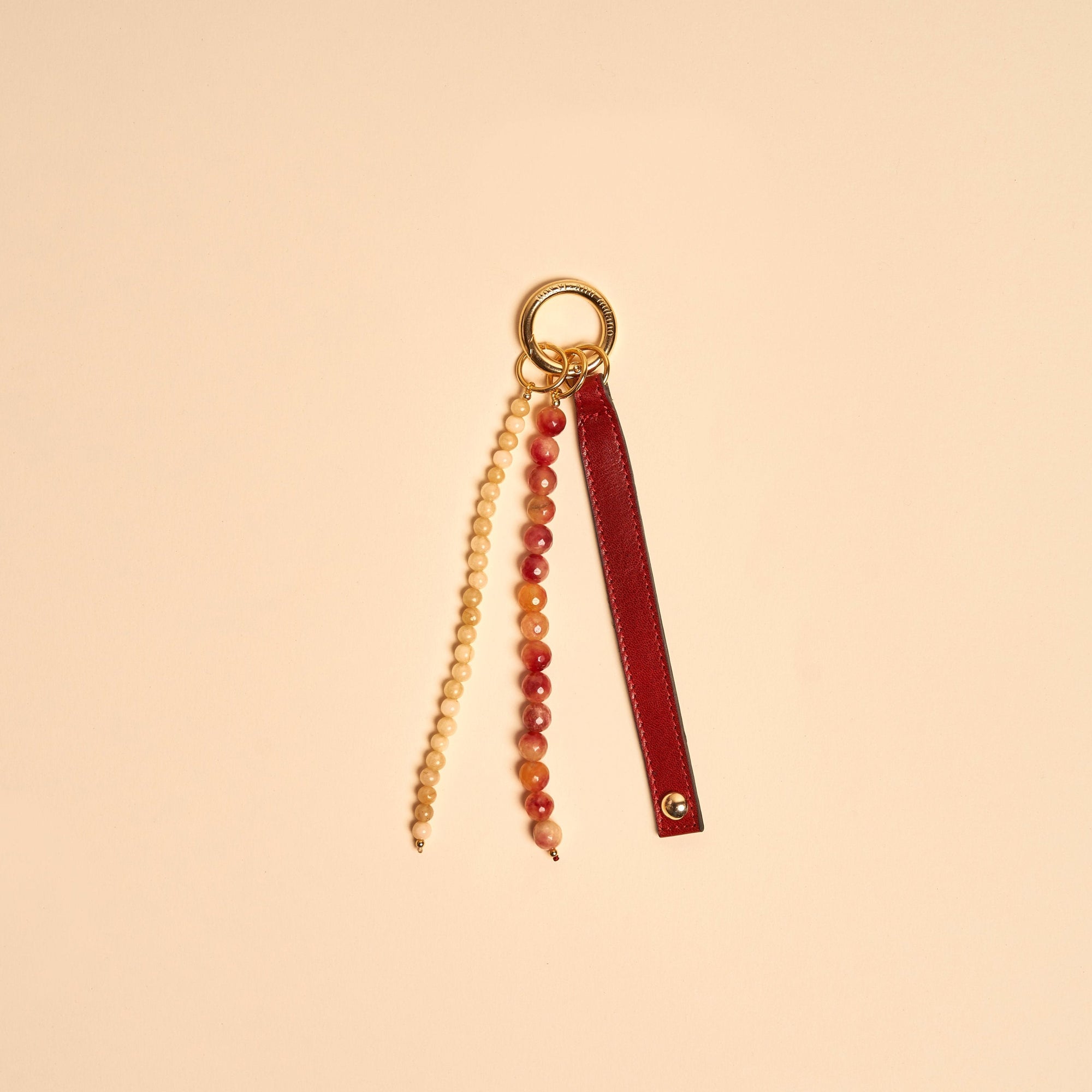 Bag Charm Red per borsa o portachiavi in cuoio - Bon.Vi Gioielli x Amì Milano