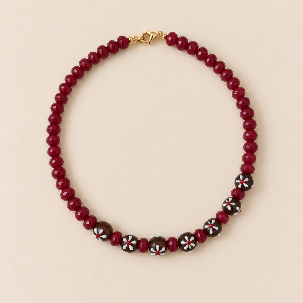Collana Lampone e Cioccolato