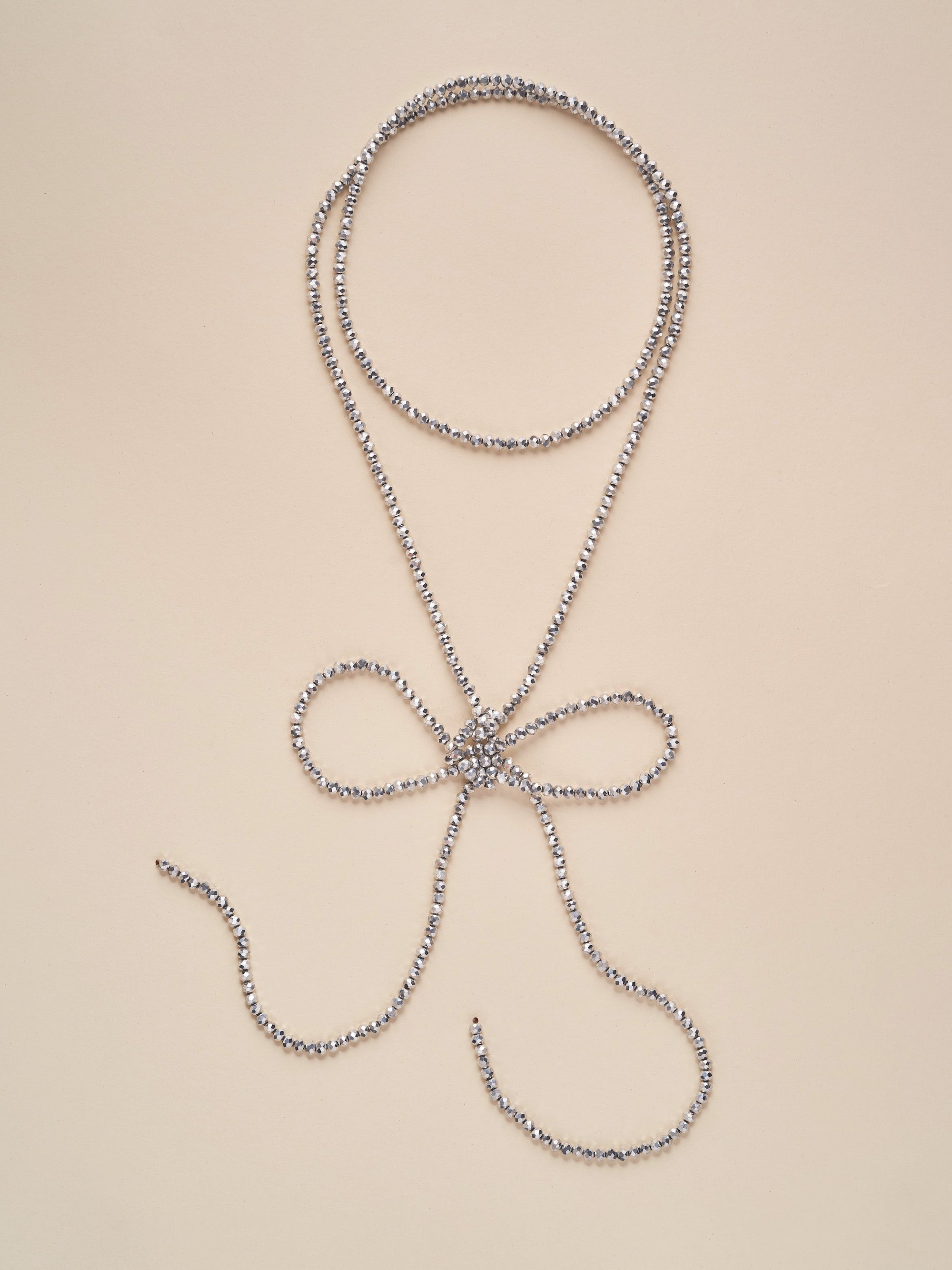 Collana Noce Moscata Sparkling con perline in vetro scintillanti - Bon.Vi Gioielli