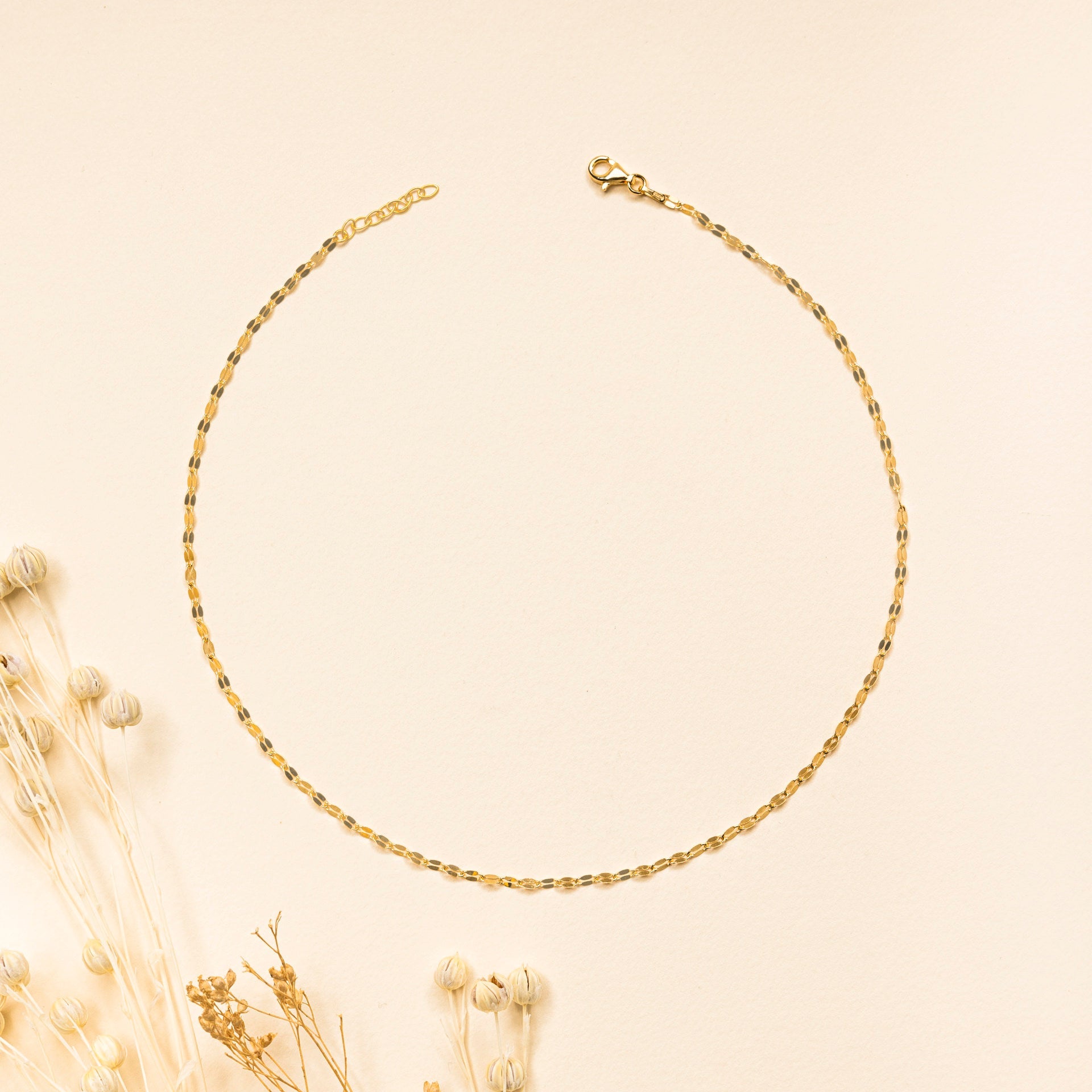 Collana Prezzemolo catenina in argento925 o placcato oro - Bon.Vi Gioielli