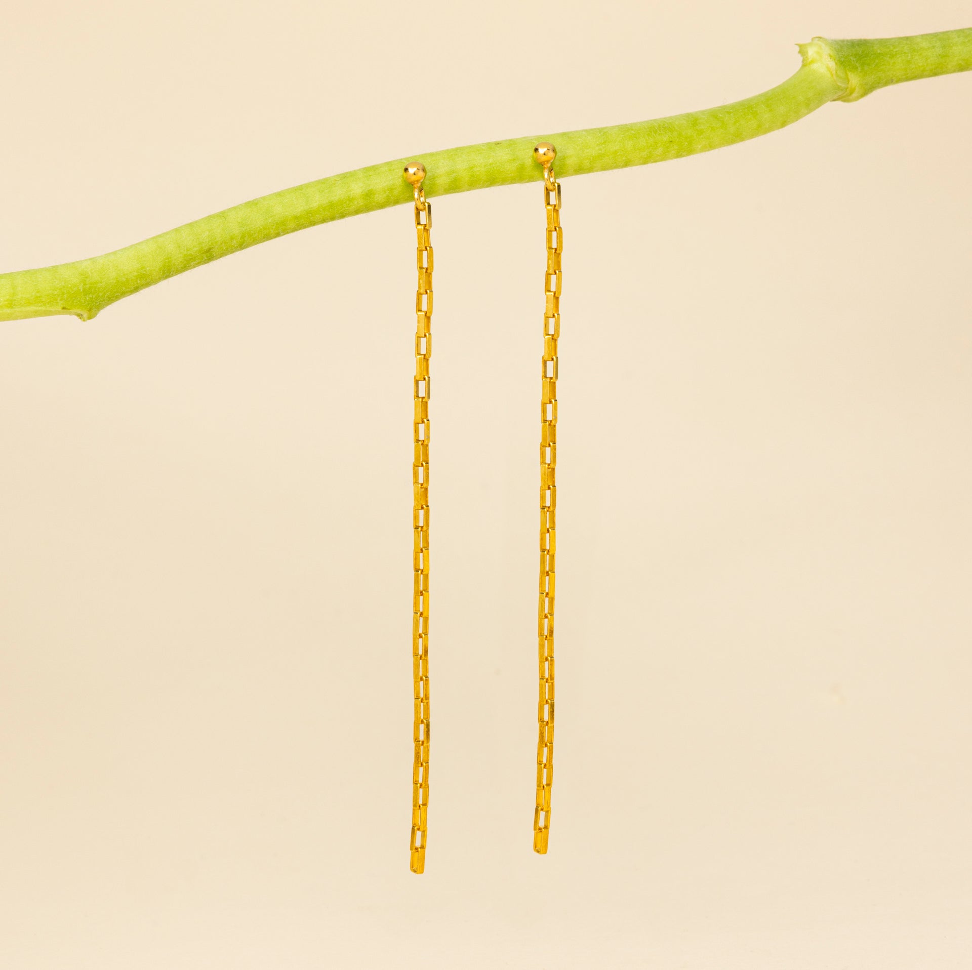 Orecchini Upside Down pendenti in argento925 o placcato oro - Bon.Vi Gioielli